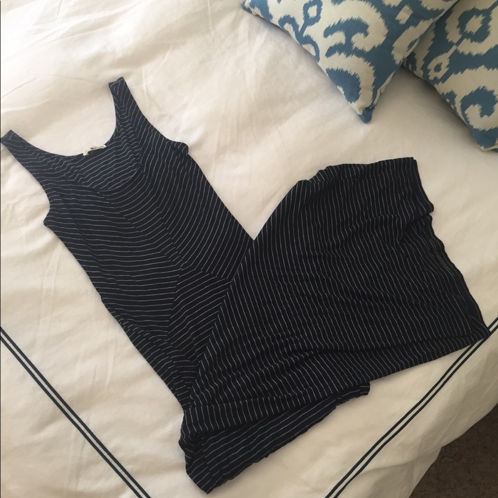 LAmade striped maxi dress size small